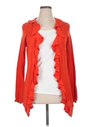 Pre-owned Magaschoni Cardigan Sweater In Orange