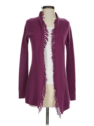 Pre-owned Magaschoni Cardigan Sweater In Purple