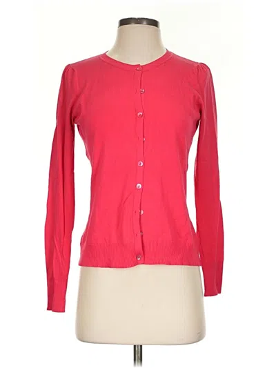 Pre-owned Magaschoni Cardigan Sweater In Red