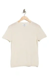 Magaschoni Cashmere Crewneck Short Sleeve Sweater In White