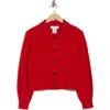 Magaschoni Cashmere Polo Cardigan In Red