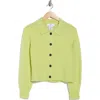 Magaschoni Cashmere Polo Cardigan In Green