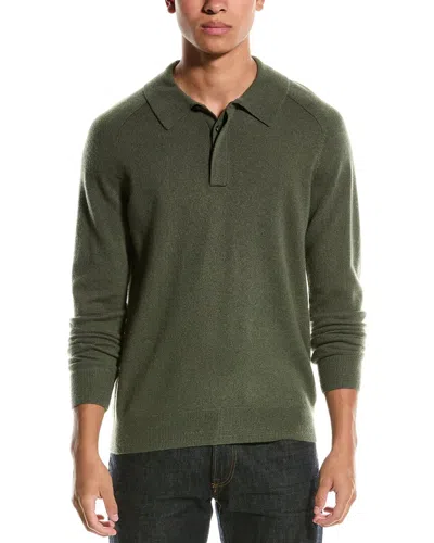 Magaschoni Cashmere Polo Sweater In Green