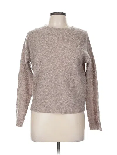 Pre-owned Magaschoni Cashmere Pullover Sweater In Brown