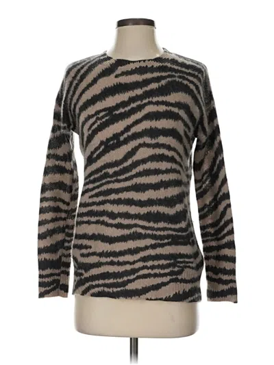 Pre-owned Magaschoni Cashmere Pullover Sweater In Brown