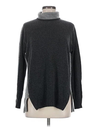 Pre-owned Magaschoni Cashmere Pullover Sweater In Gray