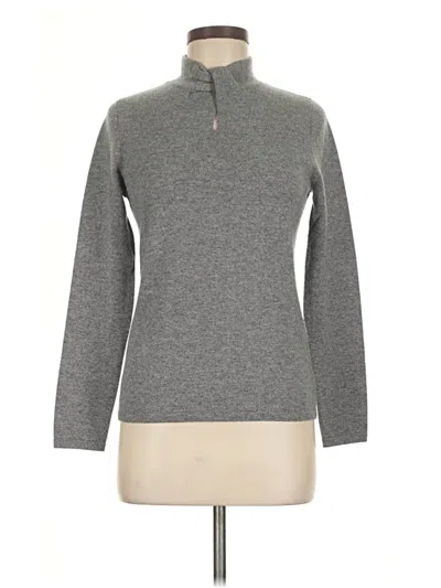 Pre-owned Magaschoni Cashmere Pullover Sweater In Gray