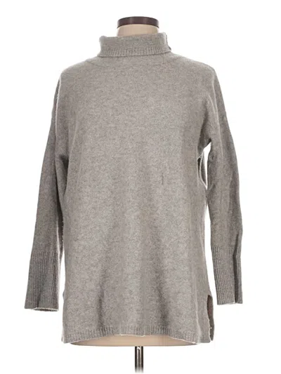 Pre-owned Magaschoni Cashmere Pullover Sweater In Gray