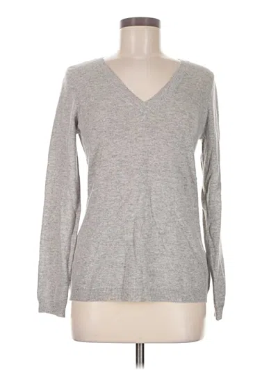 Pre-owned Magaschoni Cashmere Pullover Sweater In Gray