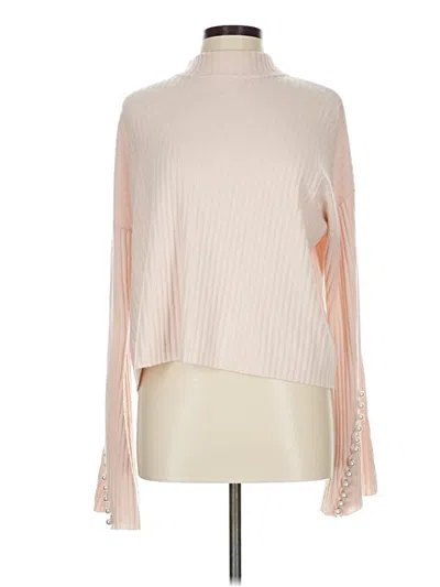 Pre-owned Magaschoni Cashmere Pullover Sweater In Pink
