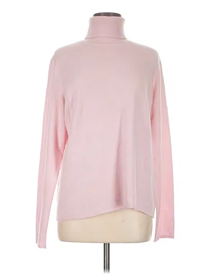 Pre-owned Magaschoni Cashmere Pullover Sweater In Pink