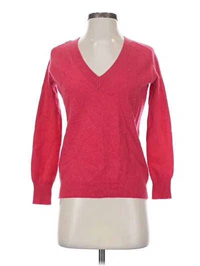 Pre-owned Magaschoni Cashmere Pullover Sweater In Red