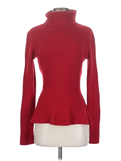 Pre-owned Magaschoni Cashmere Pullover Sweater In Red