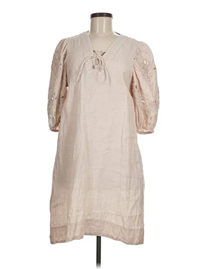 Pre-owned Magaschoni Casual Dress In Brown