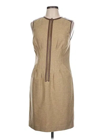 Pre-owned Magaschoni Casual Dress In Brown