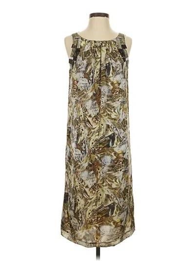 Pre-owned Magaschoni Casual Dress In Brown