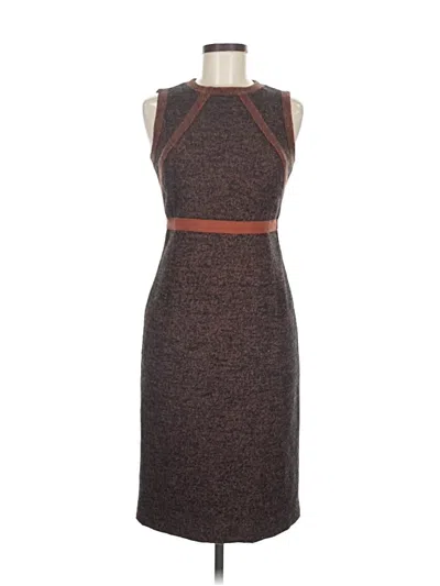 Pre-owned Magaschoni Casual Dress In Burgundy