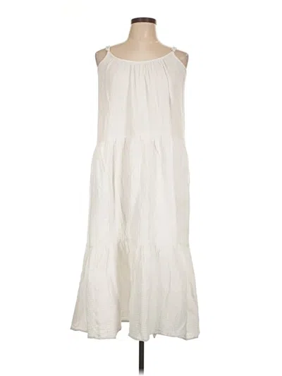 Pre-owned Magaschoni Casual Dress In White