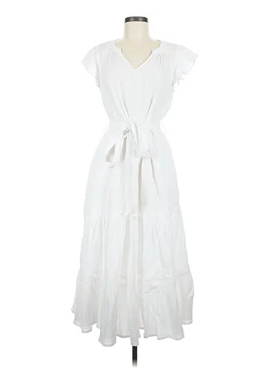 Pre-owned Magaschoni Casual Dress In White
