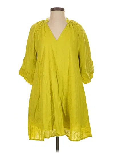Pre-owned Magaschoni Casual Dress In Yellow