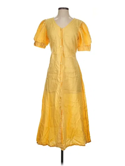 Pre-owned Magaschoni Casual Dress In Yellow