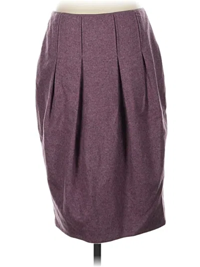 Pre-owned Magaschoni Casual Skirt In Burgundy