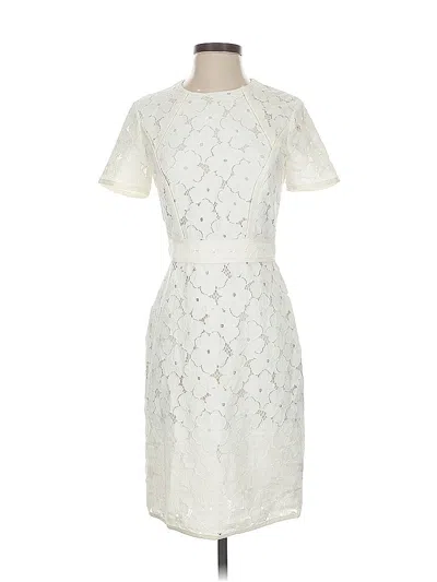 Pre-owned Magaschoni Cocktail Dress In White