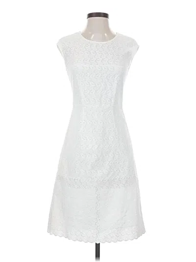 Pre-owned Magaschoni Cocktail Dress In White