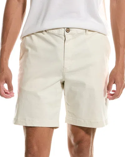 Magaschoni Fly Front Chino Short In White