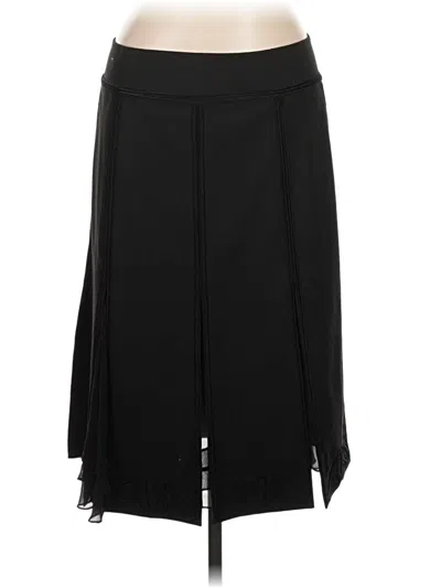 Pre-owned Magaschoni Formal Skirt In Black