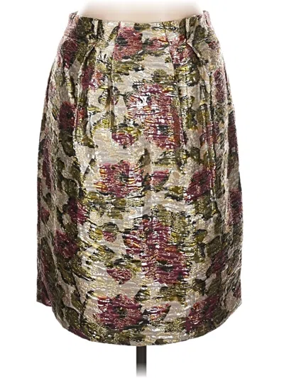 Pre-owned Magaschoni Formal Skirt In Gold