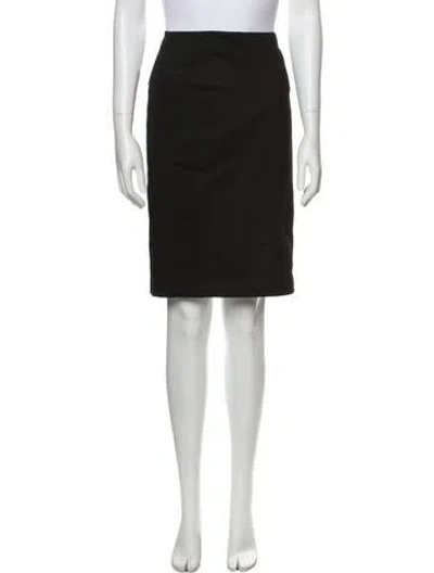Pre-owned Magaschoni Knee-length Skirt In Black