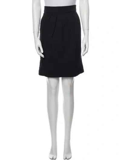 Pre-owned Magaschoni Knee-length Skirt In Black