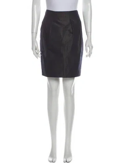 Pre-owned Magaschoni Knee-length Skirt In Blue