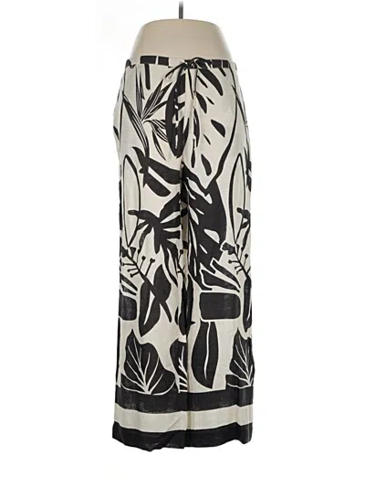 Magaschoni Linen Pants In Ivory