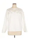 Magaschoni Long Sleeve Blouse In White