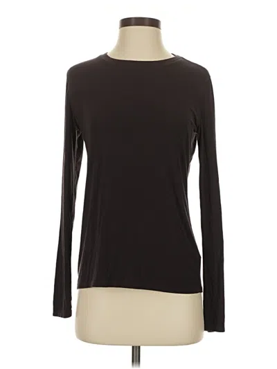 Pre-owned Magaschoni Long Sleeve T-shirt In Brown