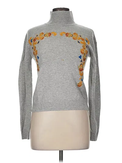 Pre-owned Magaschoni Long Sleeve Turtleneck In Gray