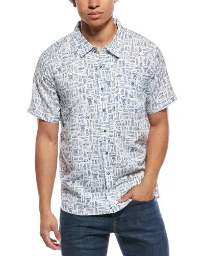 Magaschoni Printed Shirt In White