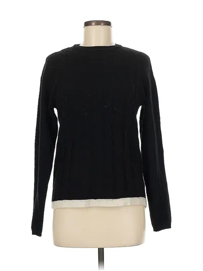 Pre-owned Magaschoni Pullover Sweater In Black
