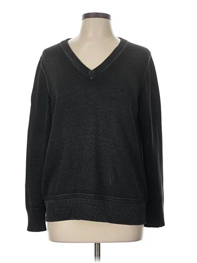 Pre-owned Magaschoni Pullover Sweater In Black