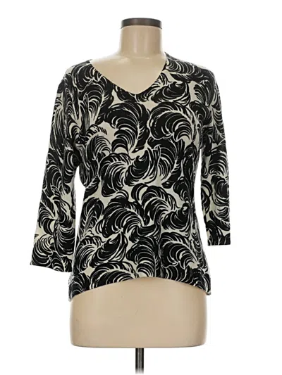 Pre-owned Magaschoni Pullover Sweater In Black