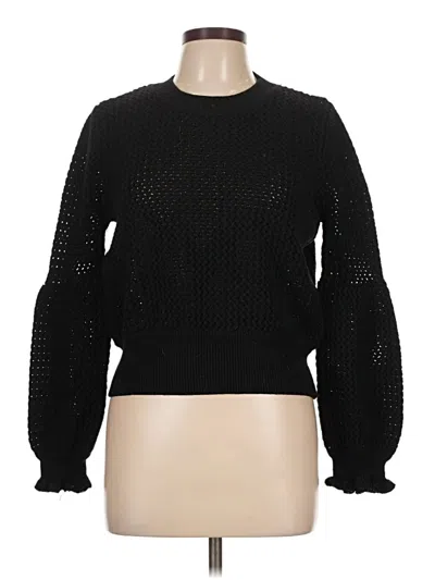 Pre-owned Magaschoni Pullover Sweater In Black