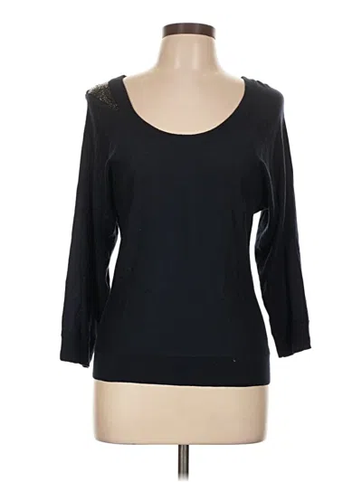 Pre-owned Magaschoni Pullover Sweater In Black