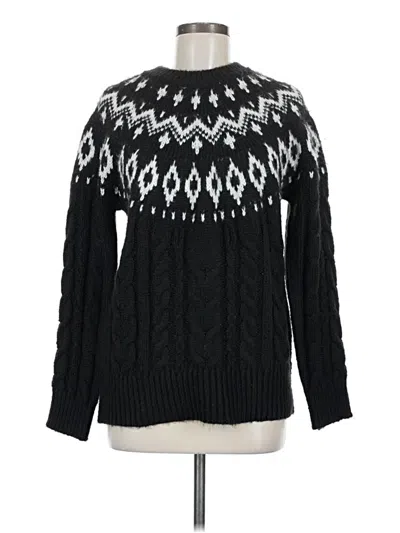 Pre-owned Magaschoni Pullover Sweater In Black