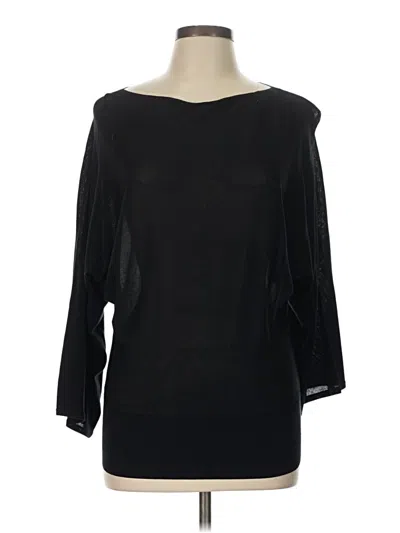 Pre-owned Magaschoni Pullover Sweater In Black