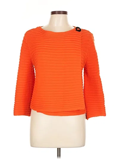 Pre-owned Magaschoni Pullover Sweater In Orange