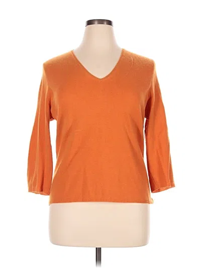 Pre-owned Magaschoni Pullover Sweater In Orange