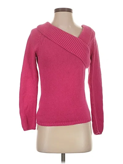 Pre-owned Magaschoni Pullover Sweater In Pink