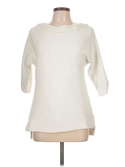 Pre-owned Magaschoni Pullover Sweater In White